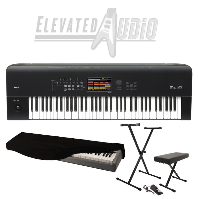 2020 - Present Korg Nautilus 73-Key Music Workstation Black - new Korg        Keyboard