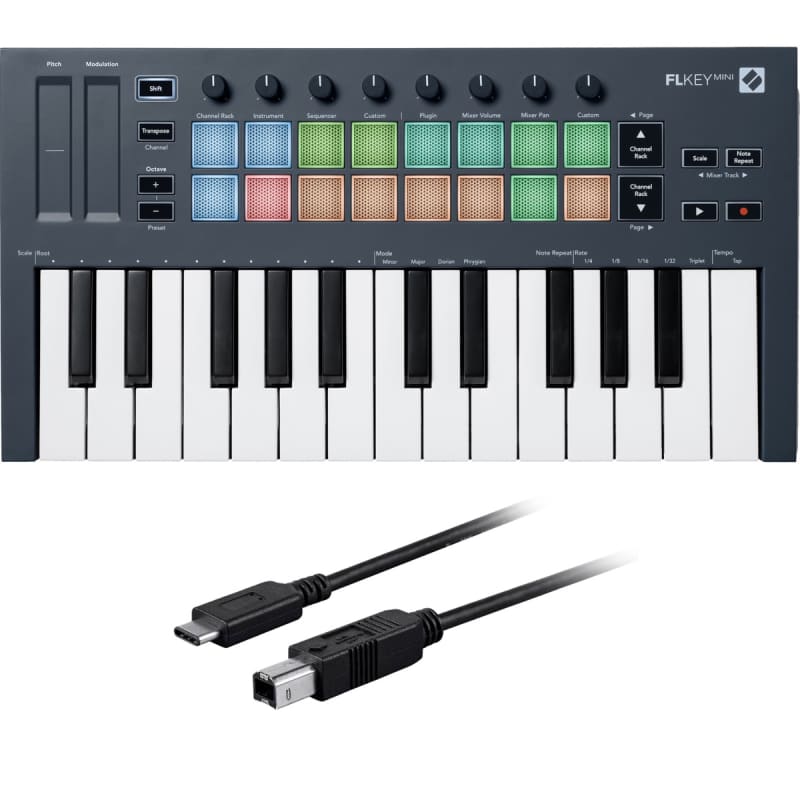 2021 Novation FLkey Mini - new Novation        MIDI Controllers      Keyboard