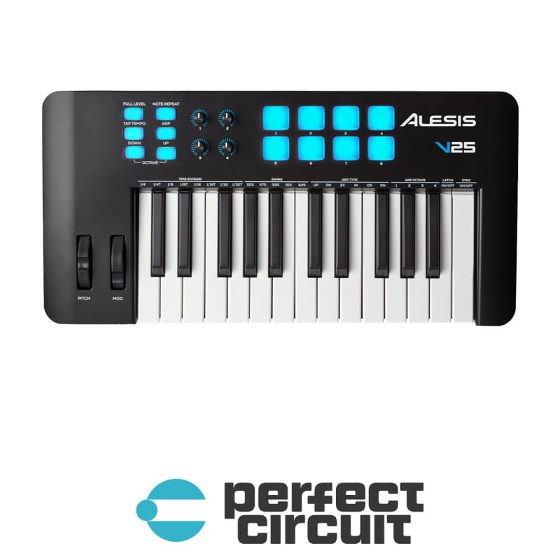 Alesis V25 MKII MIDI Keyboard Controller - new Alesis        MIDI Controllers      Keyboard