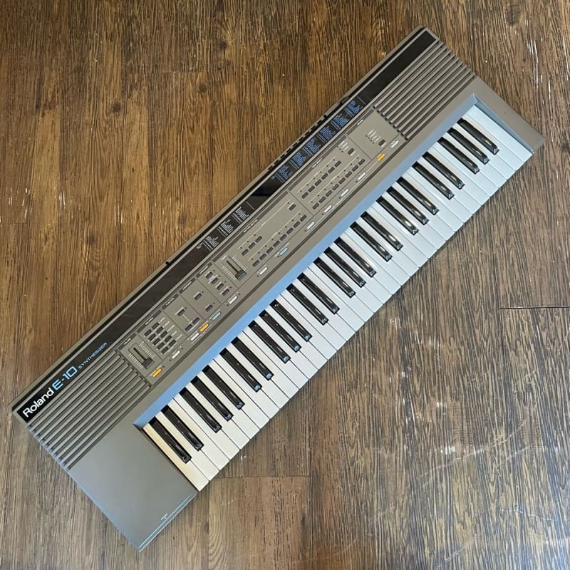 1988 Roland E-10 61-Key Intelligent Synthesizer Black - used Roland              Keyboard