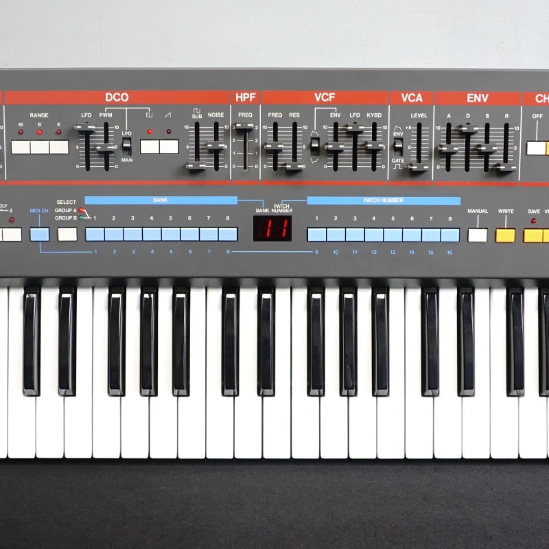 Roland Juno-106 Classic Roland Grey - used Roland Polyphonic  Vintage Instrument         Analog  Synthesizer