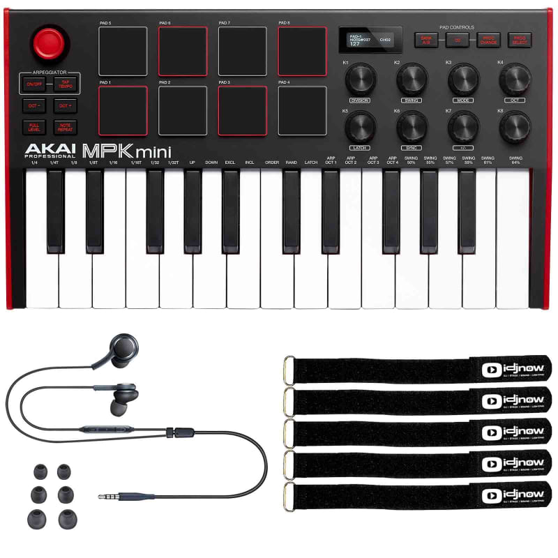 Akai Akai MPK Mini MK3 25-Key Compact USB Keyboard & Pad C... - New Akai