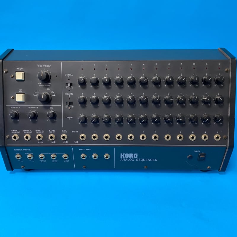 1970s Korg SQ-10 Analog Sequencer Black - used Korg    Sequencer