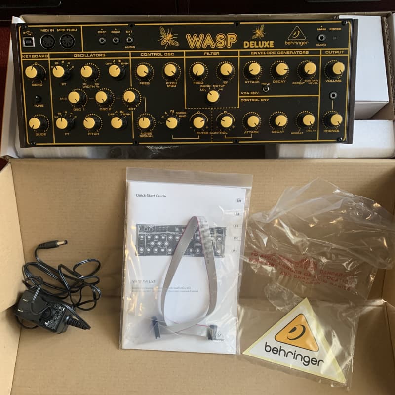 Behringer WASP Deluxe Desktop Synthesizer Black - used Behringer               Synth