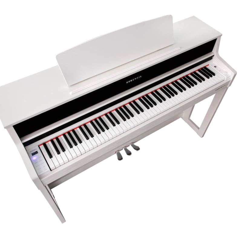 2010s Kurzweil CUP-410 88-Key Digital Upright Piano White White - new Kurzweil        Keyboard