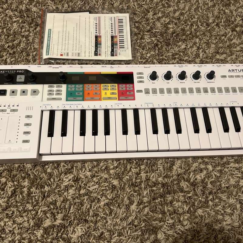 2020 - Present Arturia KeyStep Pro 37-Key MIDI Controller White - used Arturia        MIDI Controllers