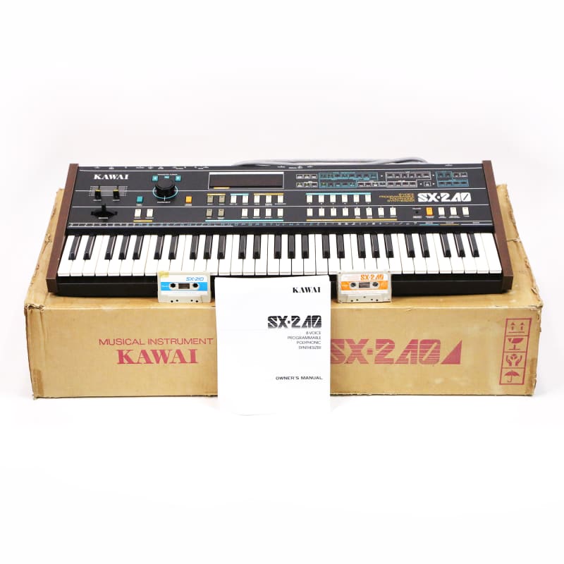 1985 Kawai SX-240 8-Voice Programmable Polyphonic Synthesizer ... - used Kawai        Keyboard    Analog  Synthesizer
