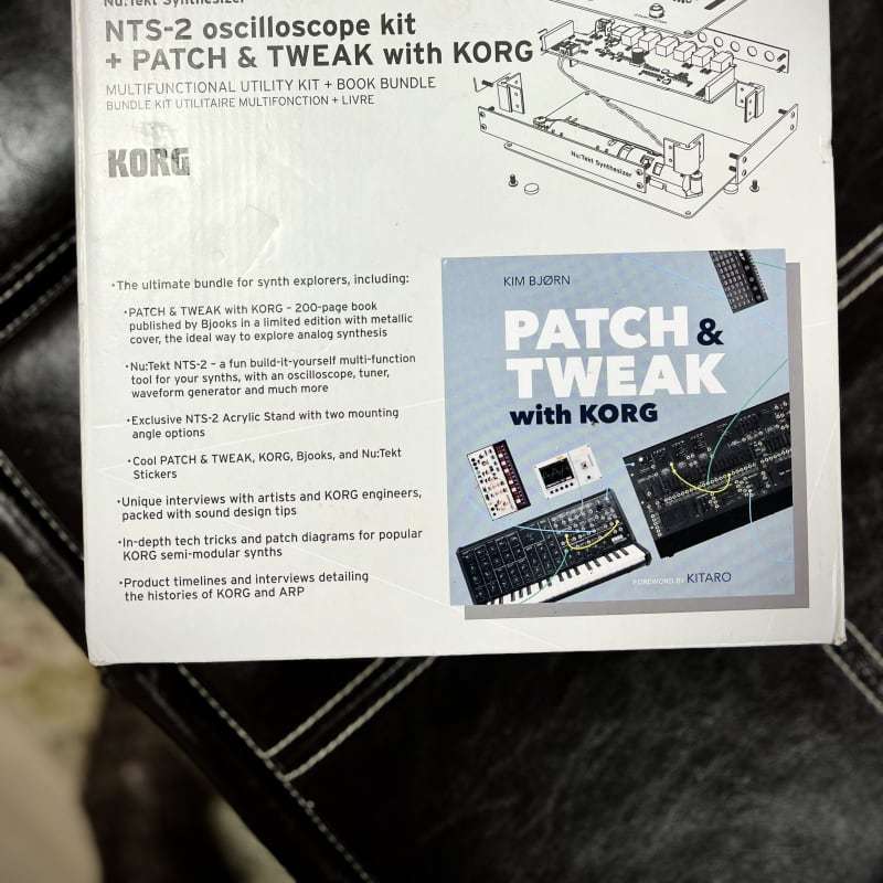 Korg Nu:Tekt NTS-2 Oscilloscope + Patch & Tweak DIY Kit - new Korg               Synth