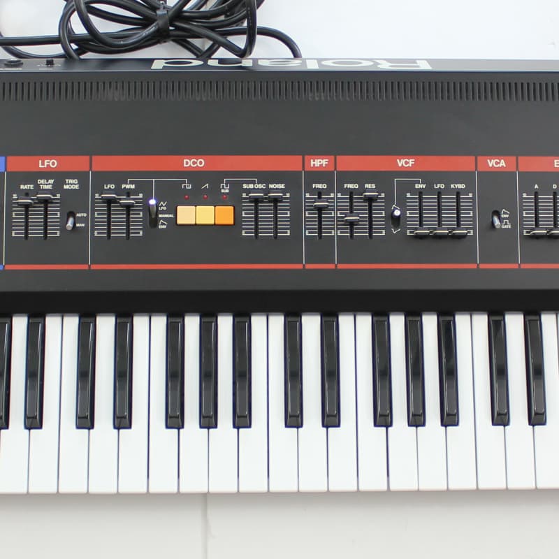 1982 - 1984 Roland Juno-6 61-Key Polyphonic Synthesizer Black - used Roland   Vintage Instrument           Synthesizer