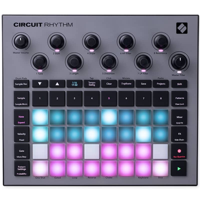 2021 - Present Novation Circuit Rhythm Groovebox Black - used Novation         Sampler