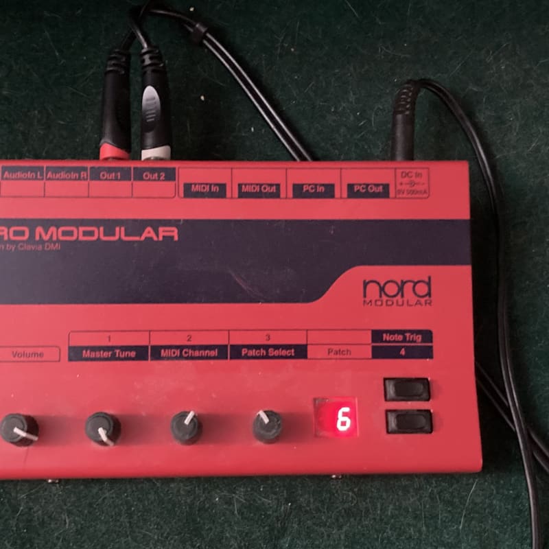 1998 Nord Nord Micro Modular Desktop Red - used Nord             Modular