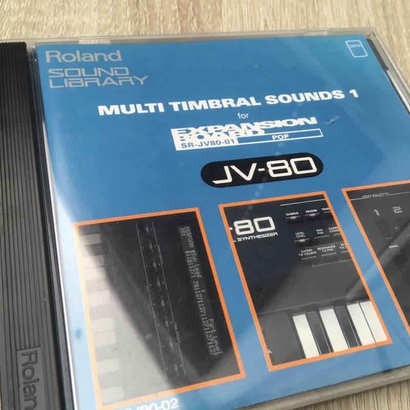 Roland PN-JV80-02 Multi Timbral Sounds 1 Multi - used Roland               Synth