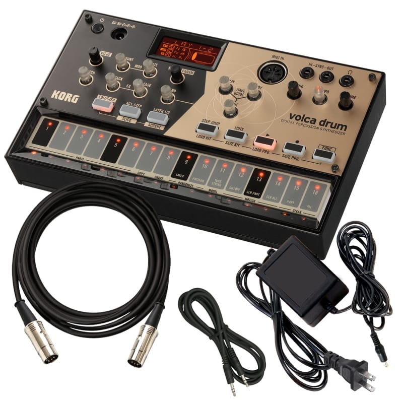 2019 Korg Volca Drum Black / Gold - new Korg    Digital           Synth