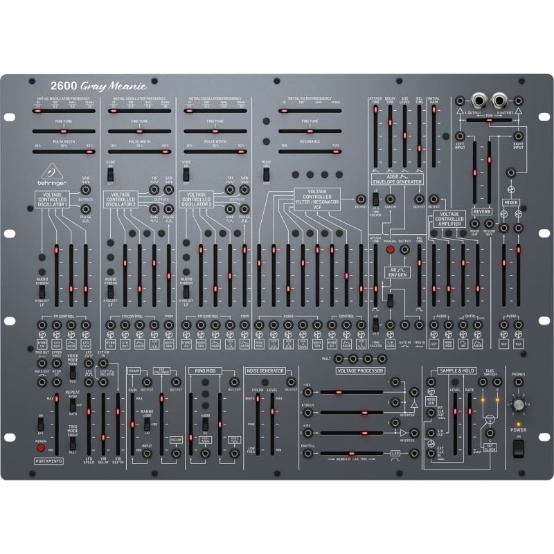 Behringer 2600GRAYMEANIE Gray Meanie - new Behringer            Analog Modular  Synth