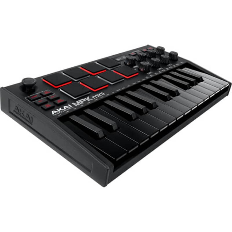 Akai MPK Mini MKIII 25-Key MIDI Controller (Black) - used Akai        MIDI Controllers      Keyboard