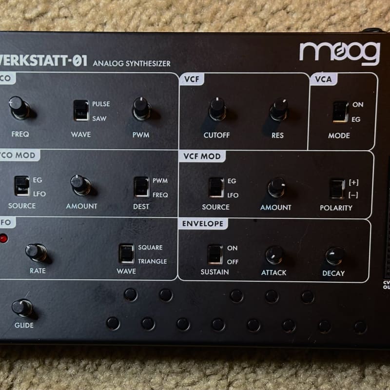 2020 - Present Moog Werkstatt- 1 Analog Synthesizer Kit Black - used Moog            Analog Modular  Synth