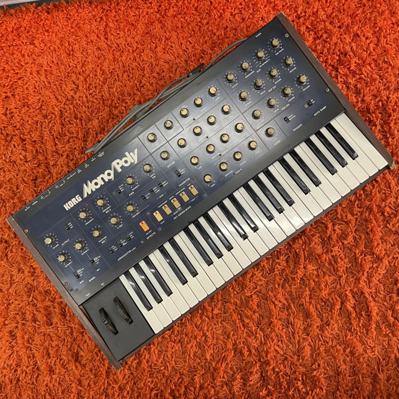 1980s Korg Mono/Poly Blue - used Korg  Monophonic          Analog  Synthesizer