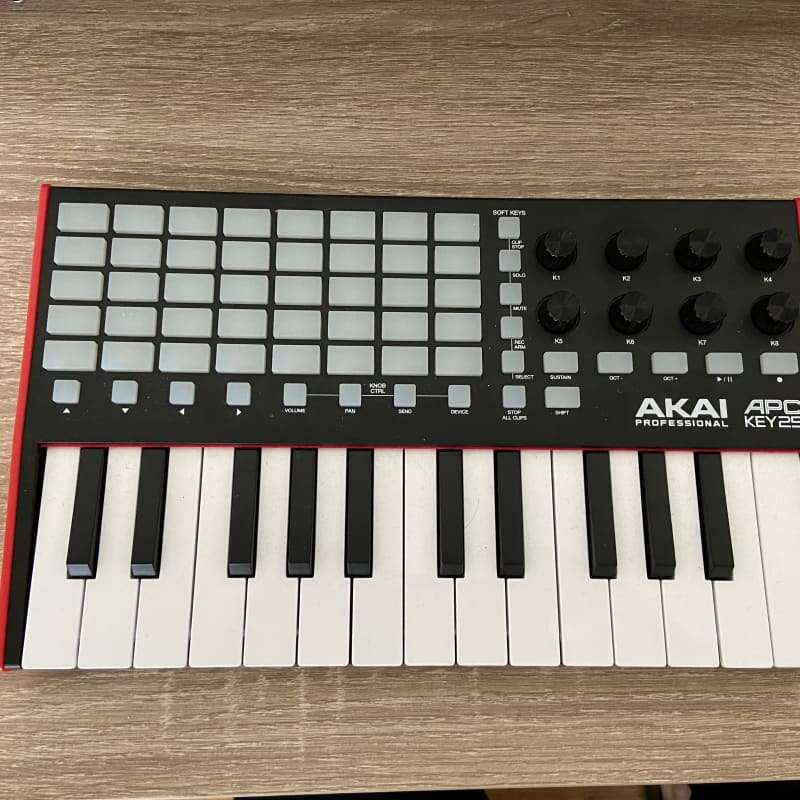 2023 - Present Akai APC Key 25 MKII MIDI Controller Black - used Akai        MIDI Controllers