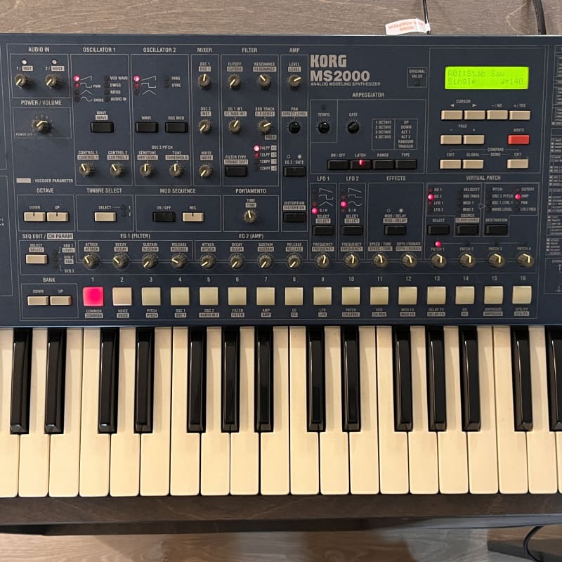 2000s Korg MS2000 Blue - used Korg            Analog   Synth