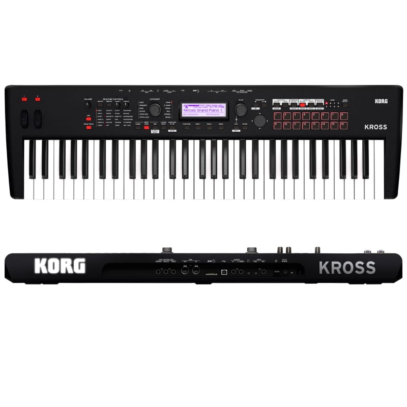 Korg Kross 2 61-MB 61 Key Synthesizer Workstation Matte Black - new Korg      Workstation