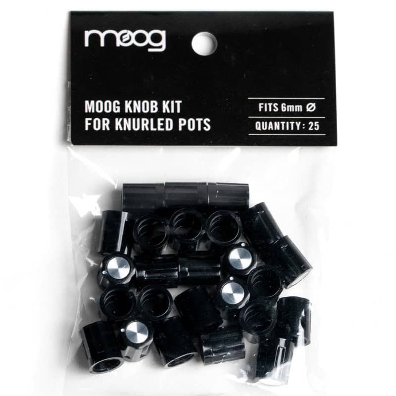 Moog Knob Kit for Knurled Pots - 25-Pack Synth - new Moog             Modular