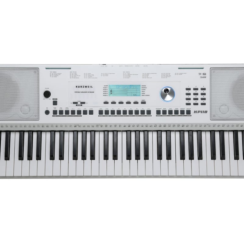 Kurzweil KP-110-WH Portable Digital Arranger. White White - new Kurzweil     Organ  Digital Piano       Keyboard Synth