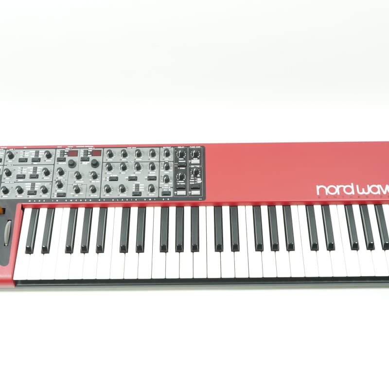 2007 - 2013 Nord Wave 49-Key 18-Voice Polyphonic Synthesizer Red - used Nord              Synthesizer