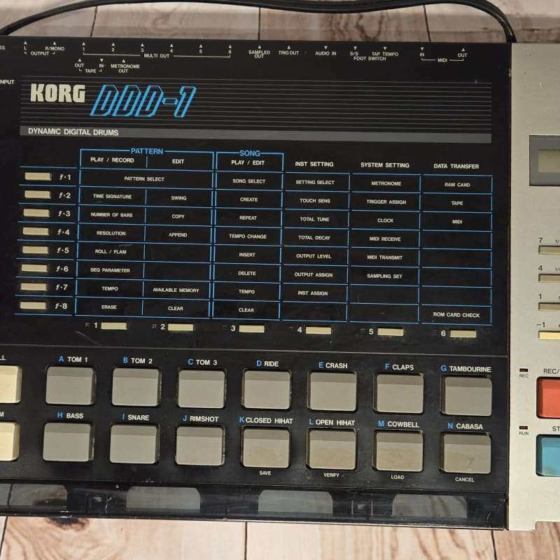 Mid-80s Korg DDD-1 - used Korg           Drum Machine