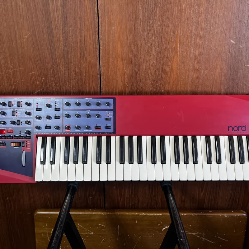 1995 - 1997 Nord Lead 49-Key 4-Voice Polyphonic Synthesizer Red - used Nord            Analog   Synth