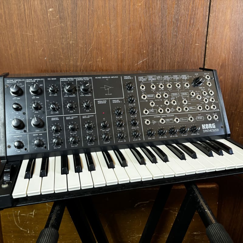 1970s Korg MS-20 Black - used Korg            Analog  Synthesizer