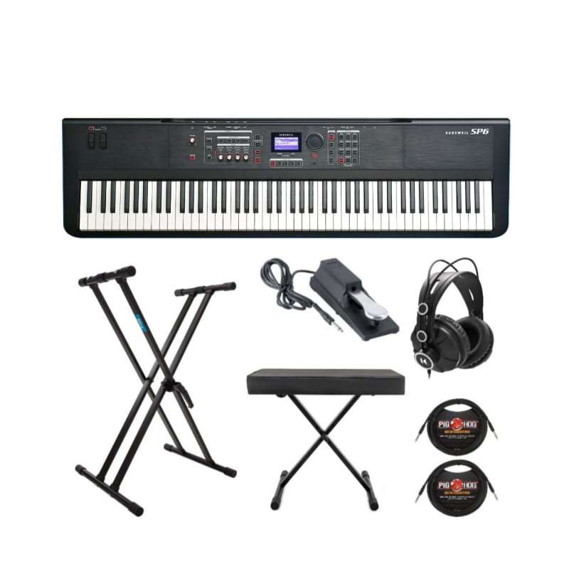 Kurzweil Kurzweil SP6 88-Key Stage Piano with Stand, Bench, H... - new Kurzweil       Digital Piano