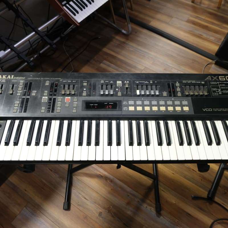1980s Akai AX60 Black - used Akai        Keyboard    Analog  Synthesizer