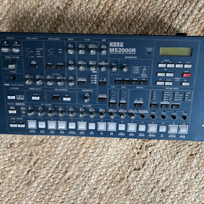 2000s Korg MS2000R Blue - used Korg            Analog   Synth