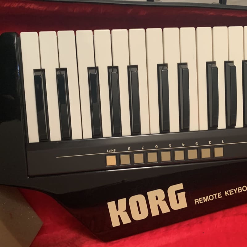 1990-2000 Korg Remote Keyboard Model Rk-100 Black - used Korg              Keyboard Synth