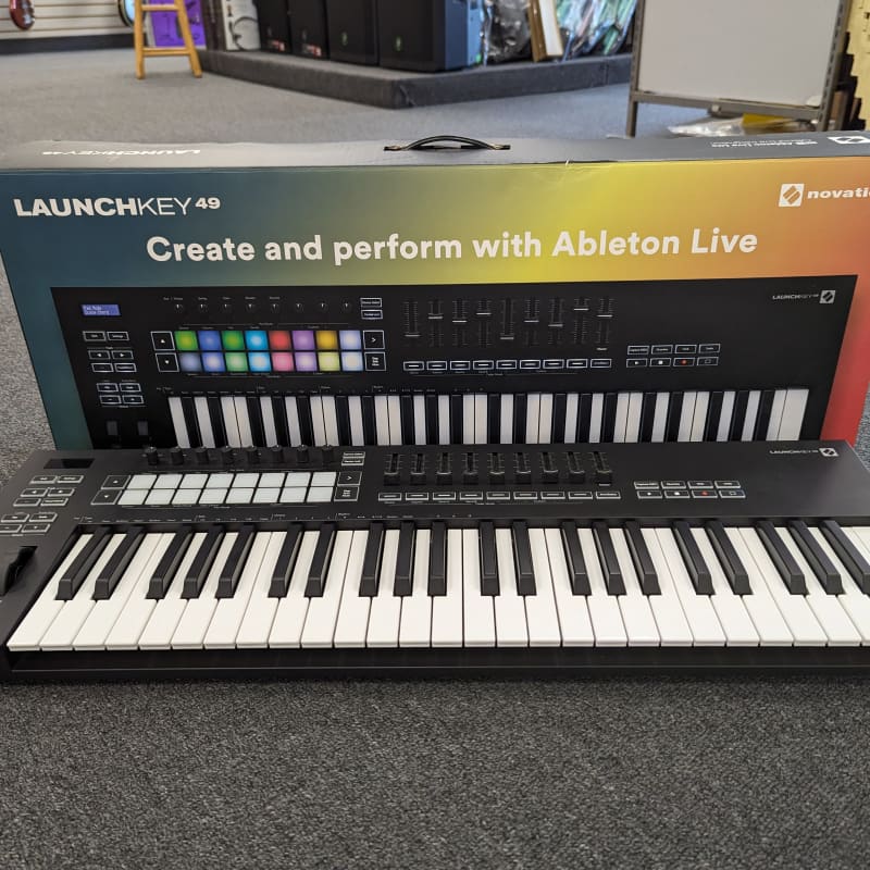 2020 Novation Launchkey 49 MKIII MIDI Keyboard Controller Black - used Novation        MIDI Controllers      Keyboard