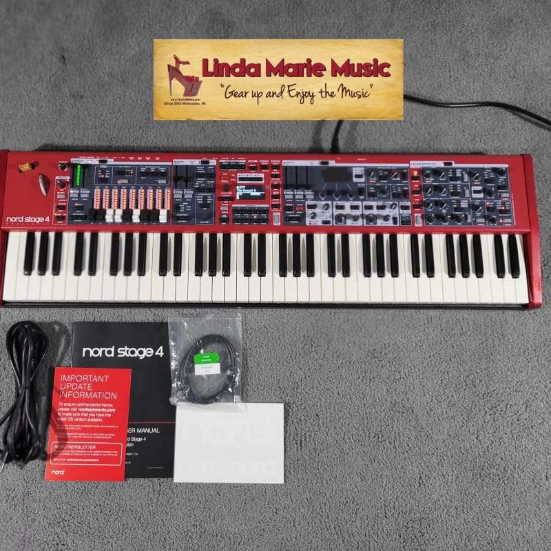 Nord Stage 4 Compact 73-Key Digital Stage Piano-B Stock-w/manu... - used Nord    Digital   Digital Piano