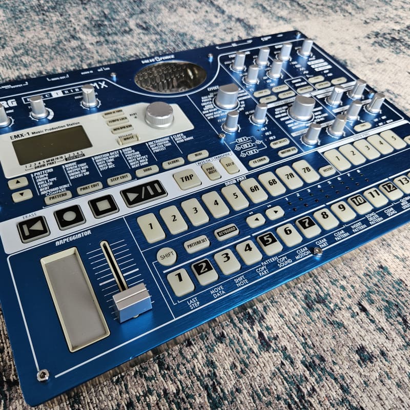 2000s Korg Electribe-MX EMX-1 Music Production Station Blue - used Korg               Synth