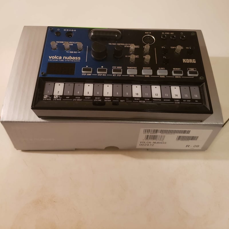 2019 - Present Korg Volca Nubass Black - used Korg               Synth