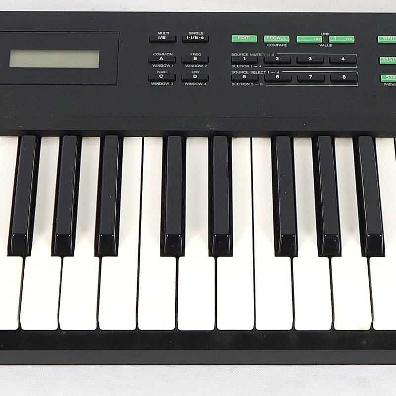 1980s Kawai K1 Electronic Keyboard Synthesizer Black - used Kawai              Keyboard Synth