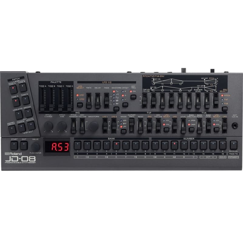 Roland JD-08 Programmable Sound Module Based On JD-800 Synth - new Roland    Digital