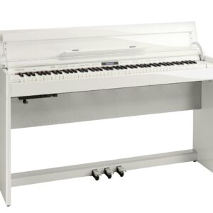 Roland DP603 Upright Digital Home Piano in Polished White