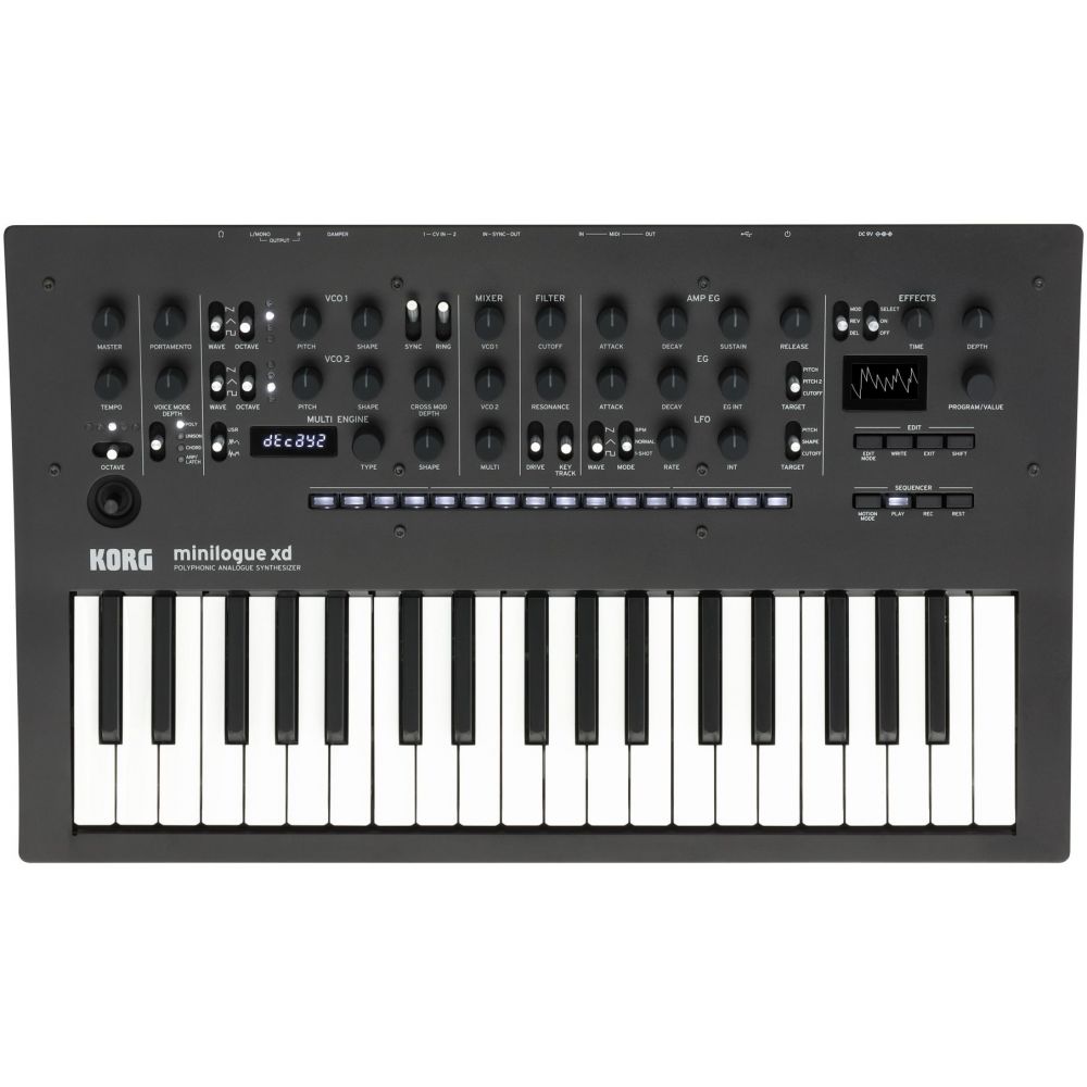 B-Stock Korg Minilogue XD Polyphonic Synthesizer, Black