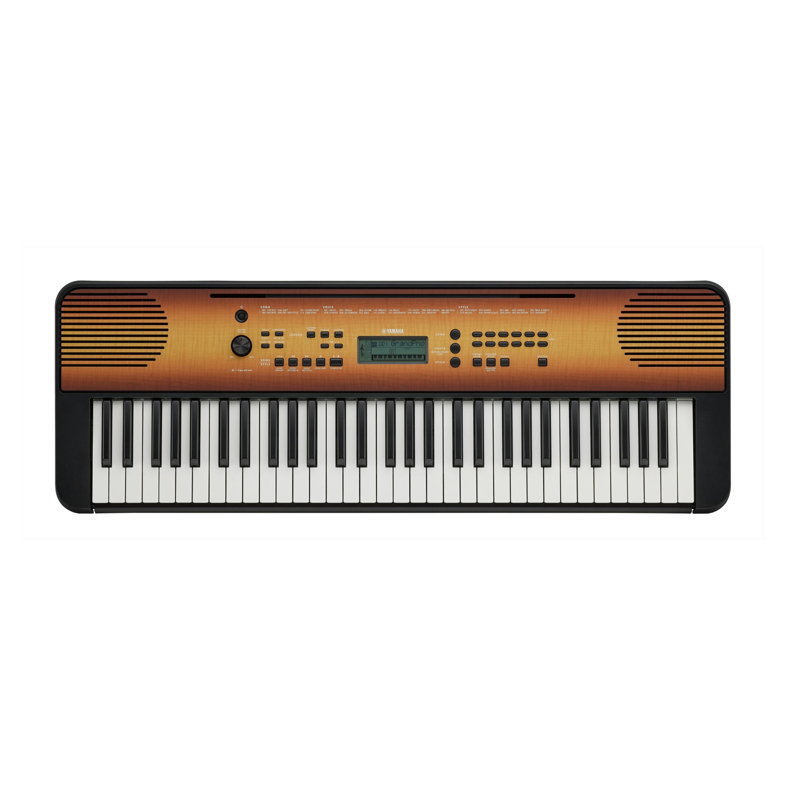 Yamaha PSR-E360 Digital Keyboard in Maple