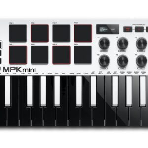 Akai MPK Mini MK3 Keyboard Controller In White