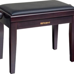 Roland RPB-200RW Piano Bench in Dark Rosewood With Vinyl Seat