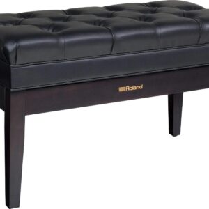 Roland RPB-D500RW Duet Piano Bench in Rosewood with Vinyl Seat