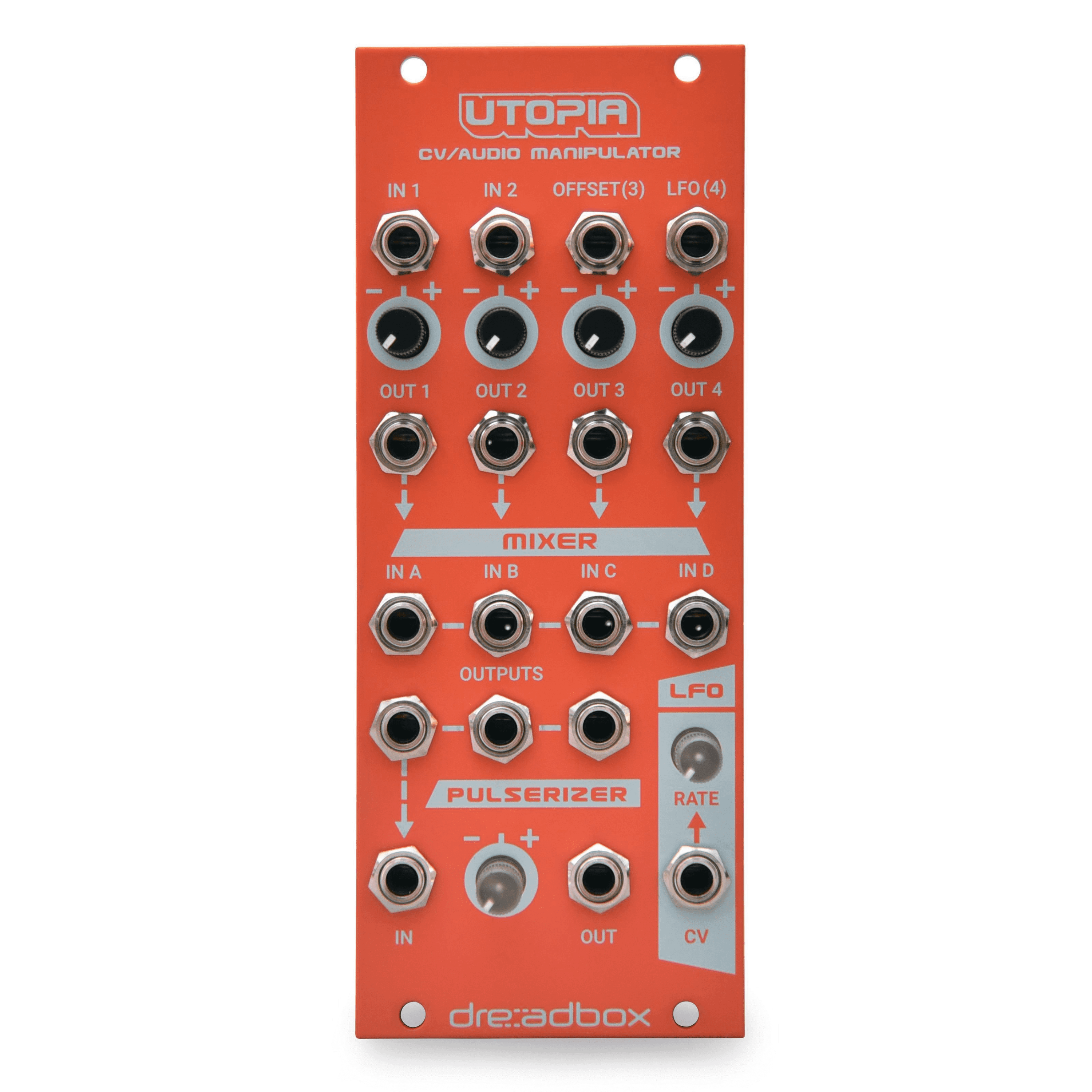 Dreadbox Utopia - CV/Audio Manipulator Chromatic Series Eurorack Module