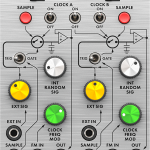 Behringer 2500 Series Dual Sample and Hold with Voltage Controlled Clock Module 1036 for Eurorack