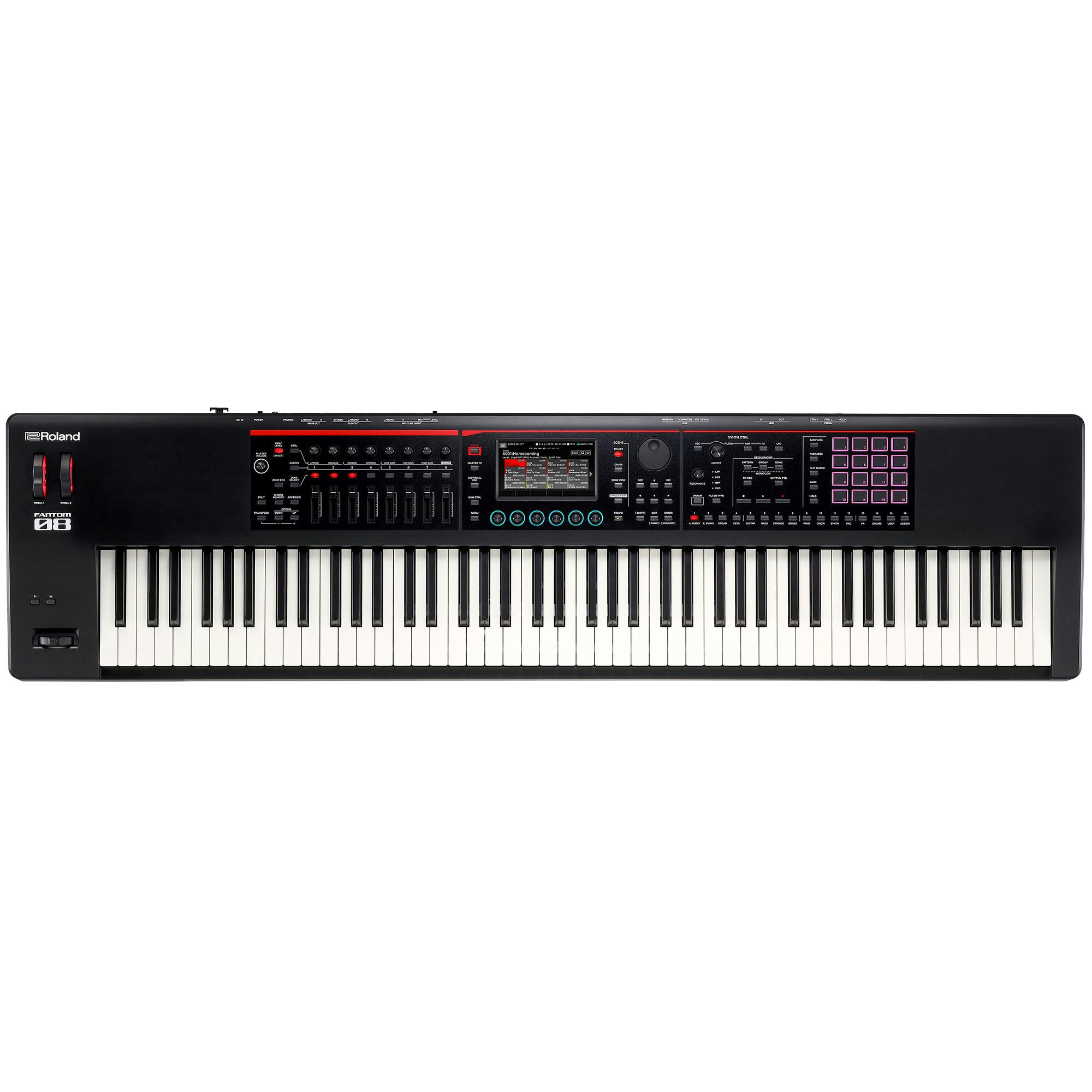 Roland Fantom-08 88-note synthesizer keyboard