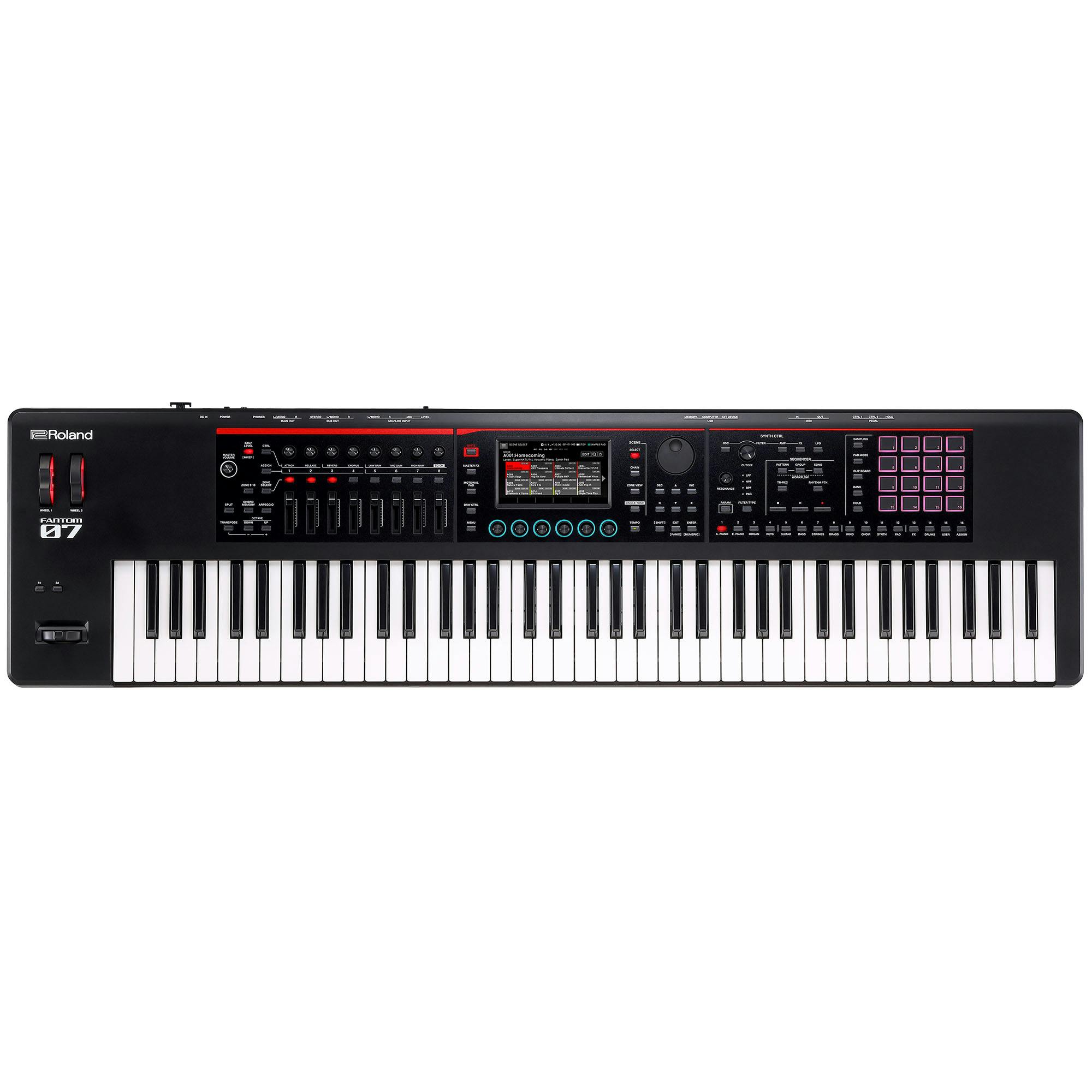 Roland Fantom-07 76-note synthesizer keyboard